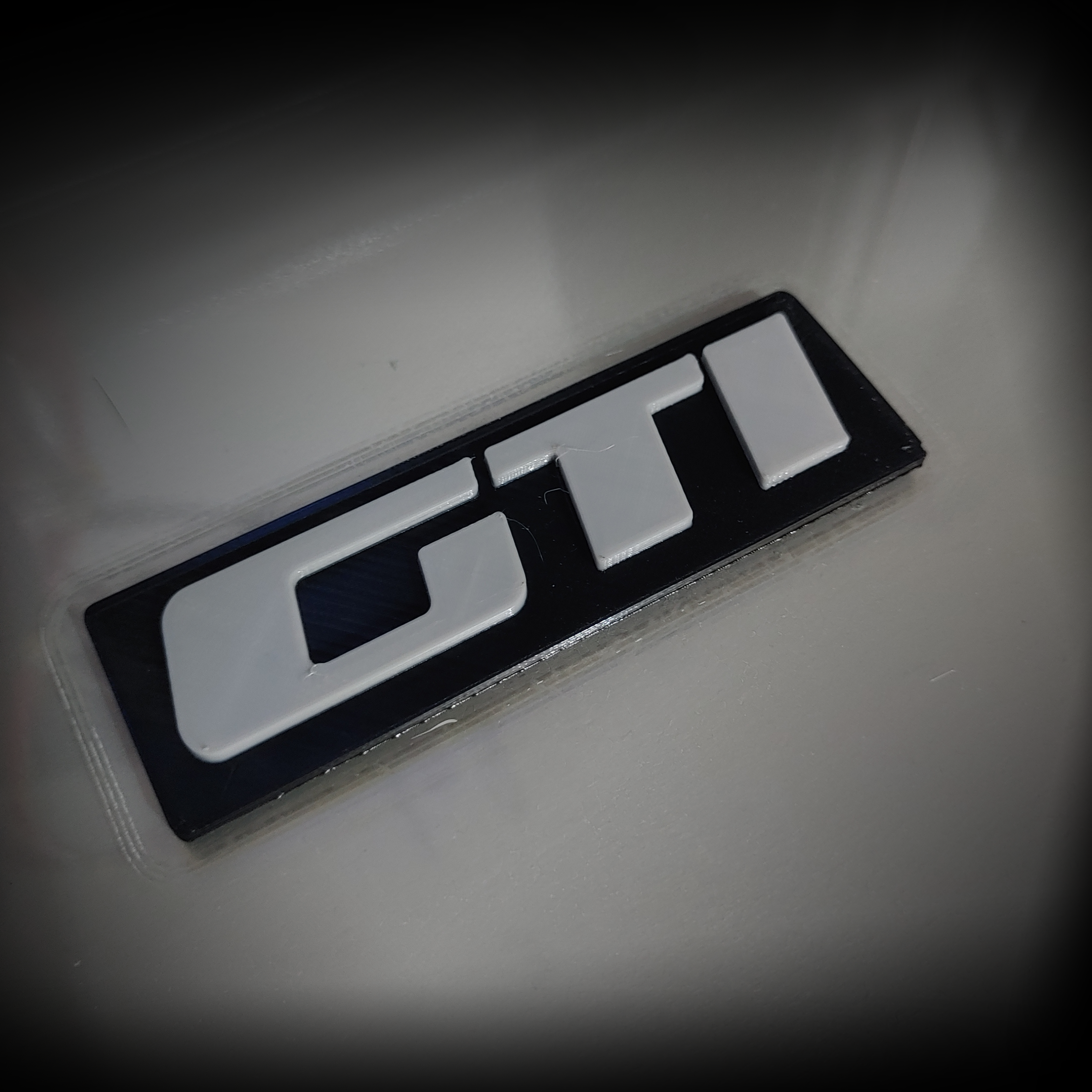 Maqueta de vehículo GTI impresa en 3D