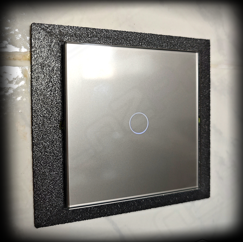 Pieza táctil o pantalla impresa en 3D